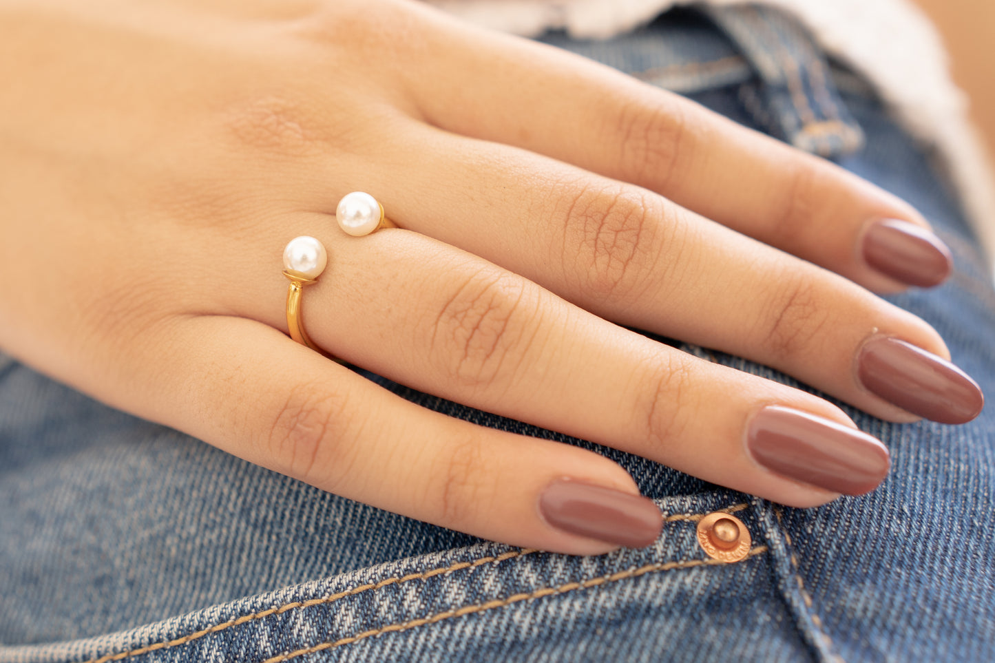 Rhythm Pearl Ring