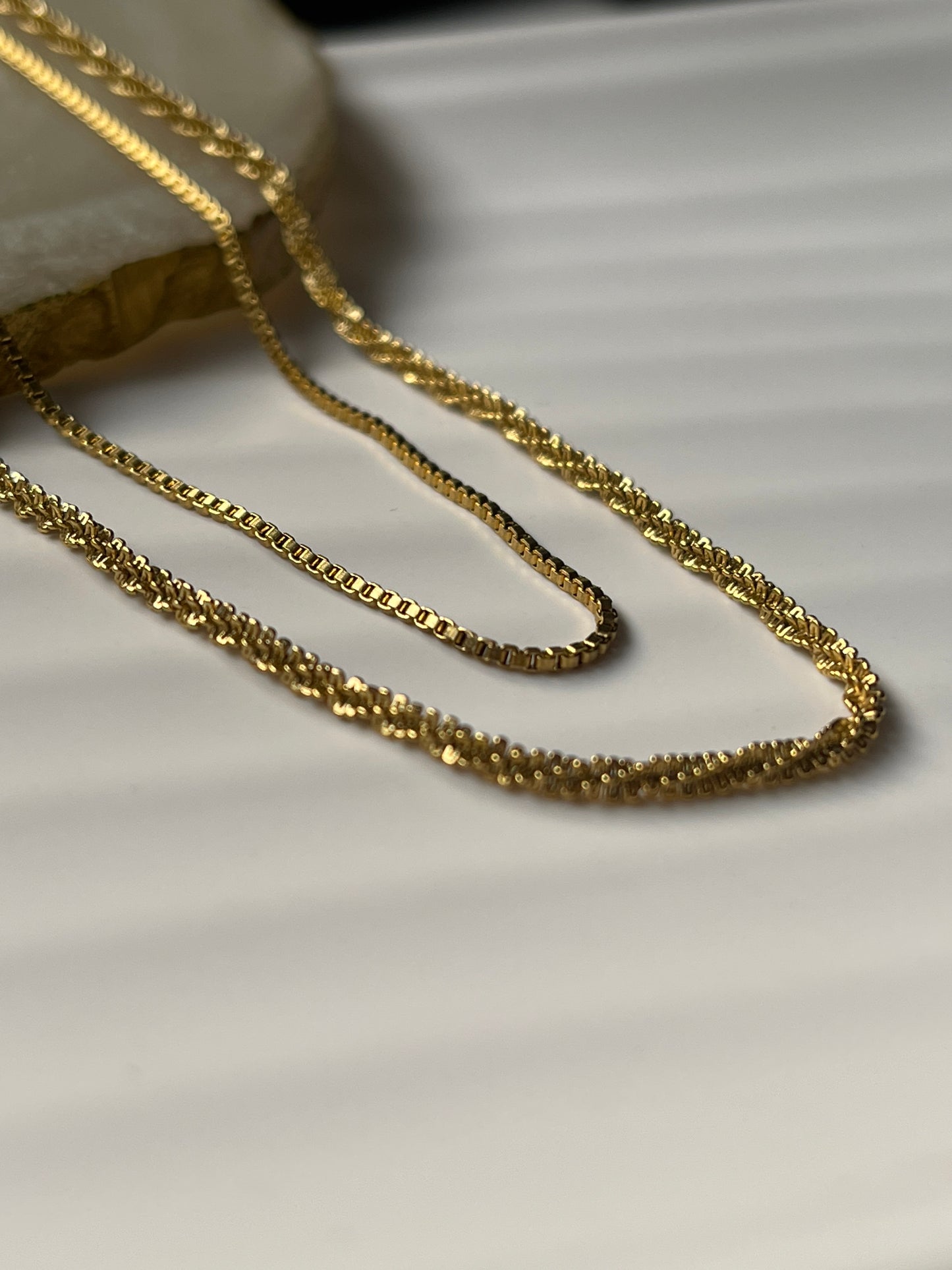 Layered necklace