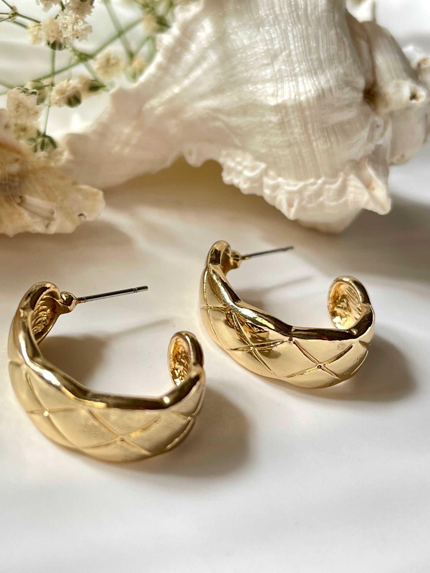 Chunky Hoop Earrings