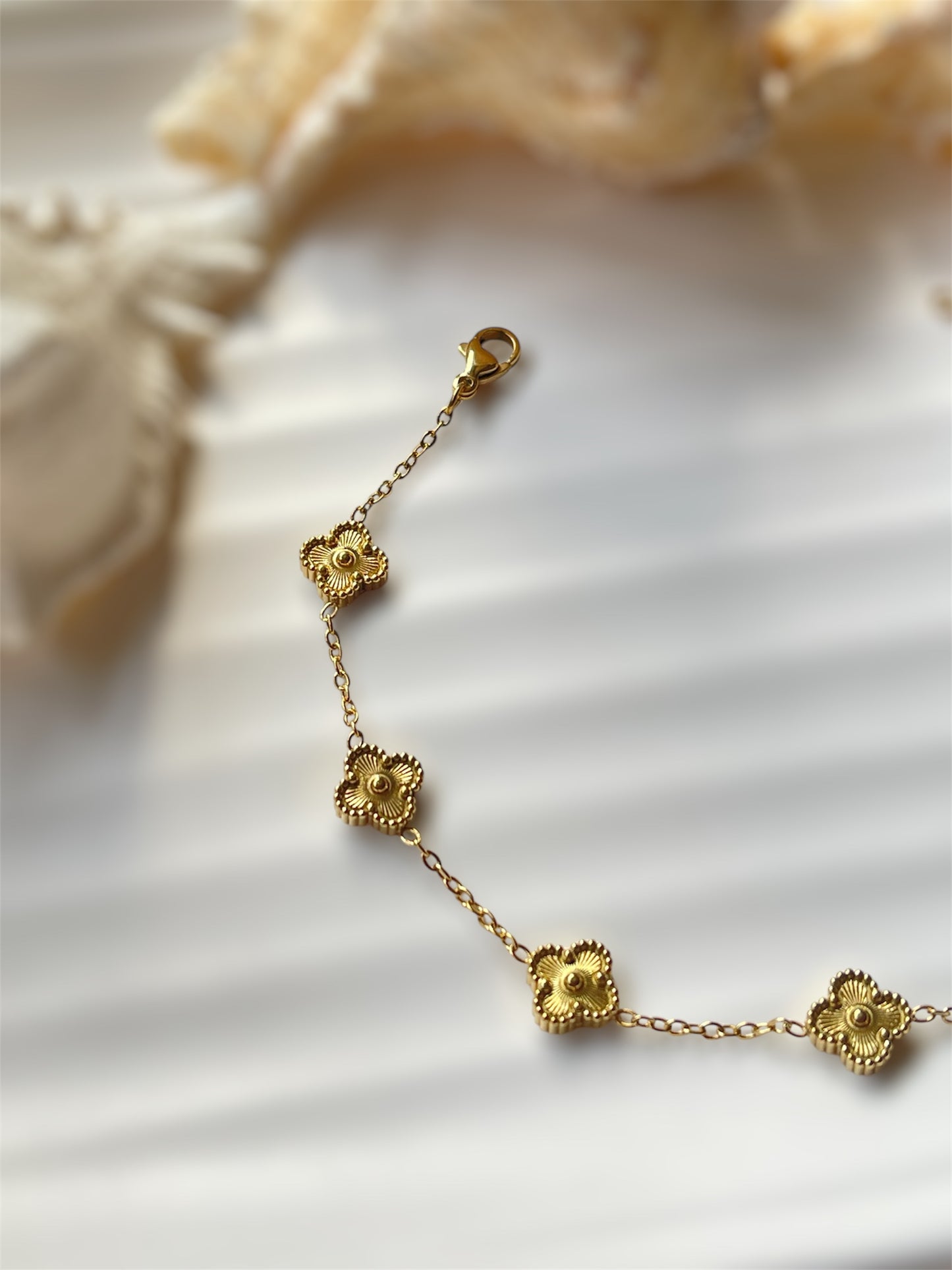 Golden Clover Bracelet