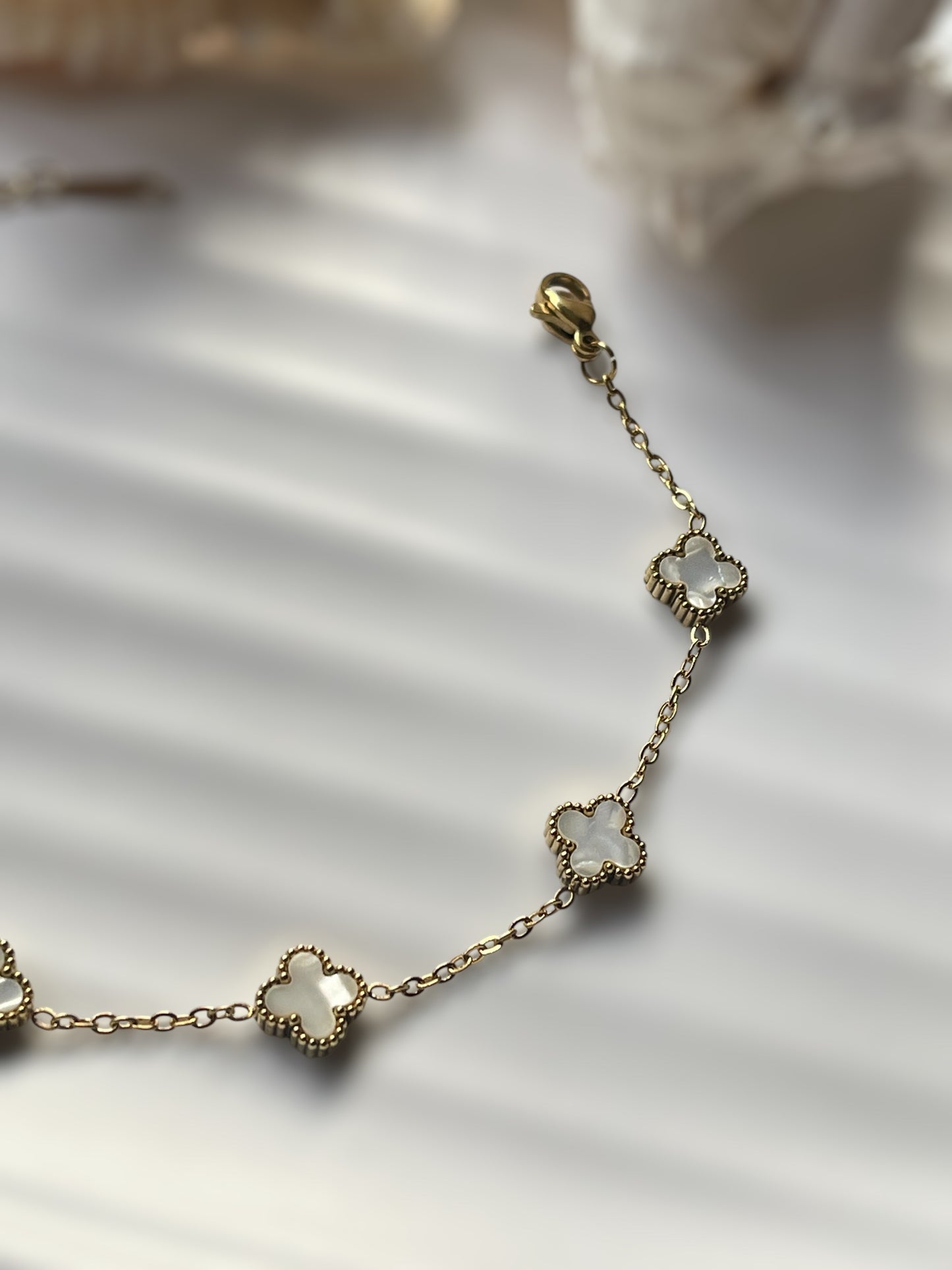 White Clover Bracelet