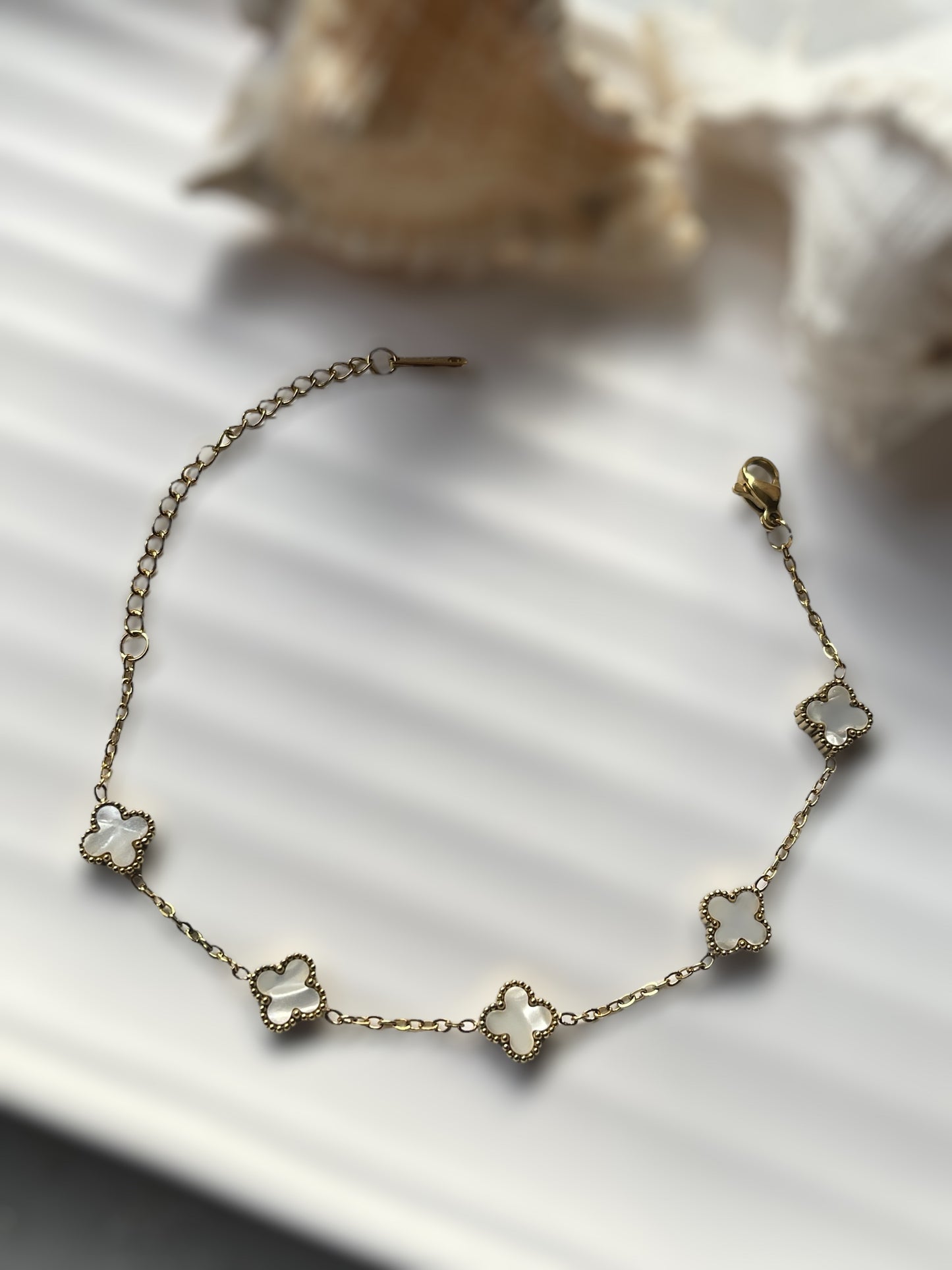 White Clover Bracelet