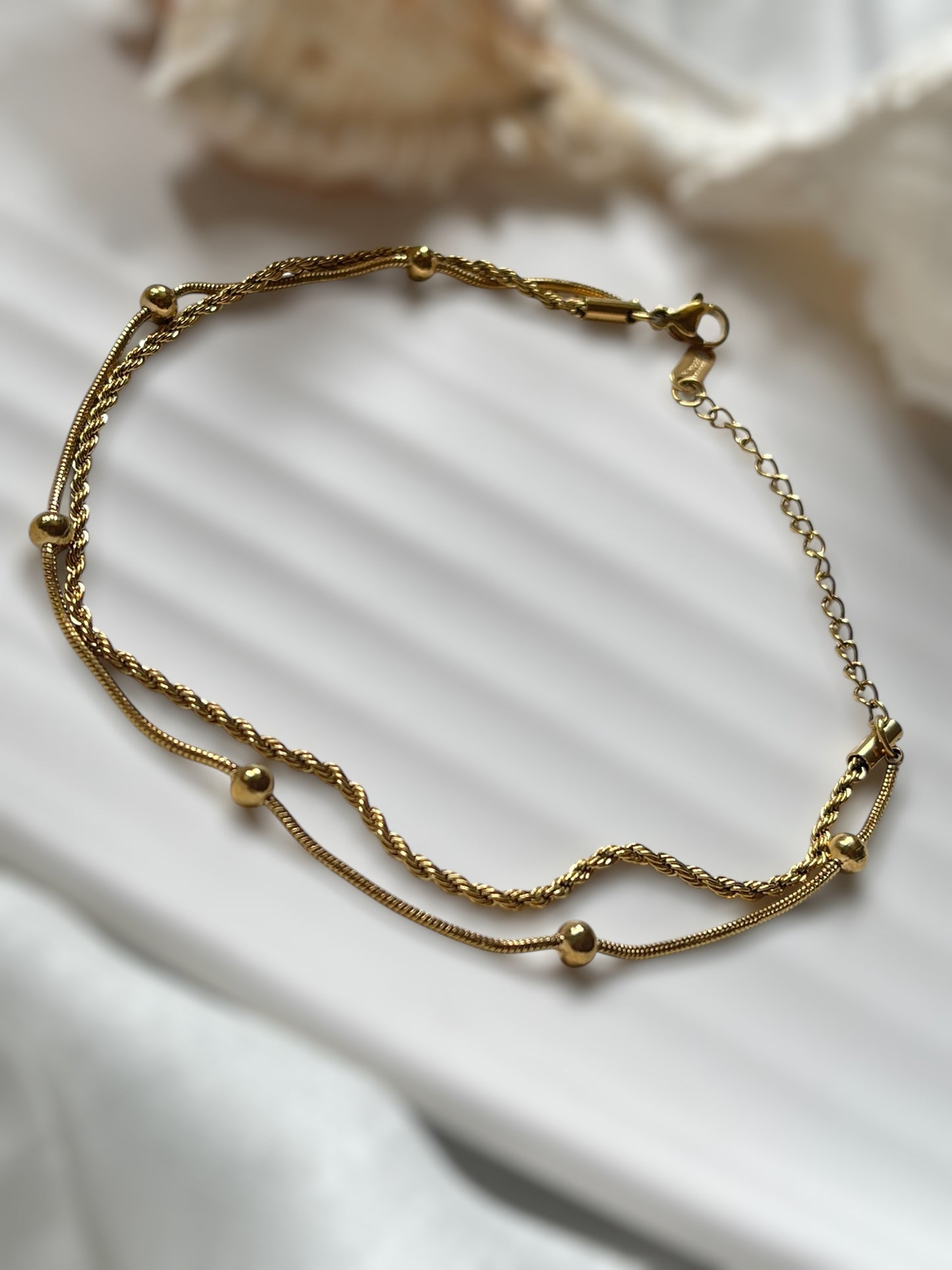 Silken Echo Anklet