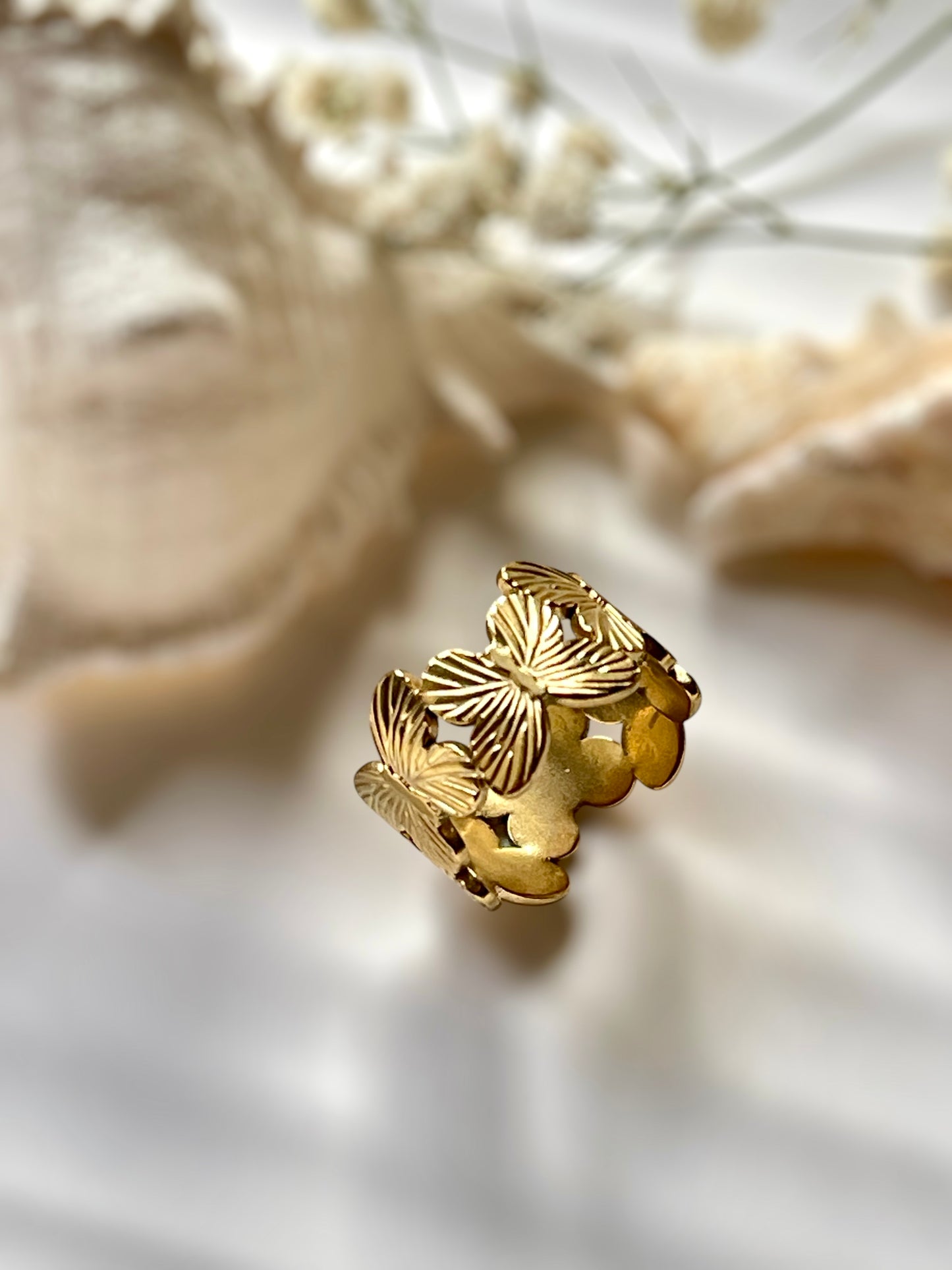 Butterfly Band Ring