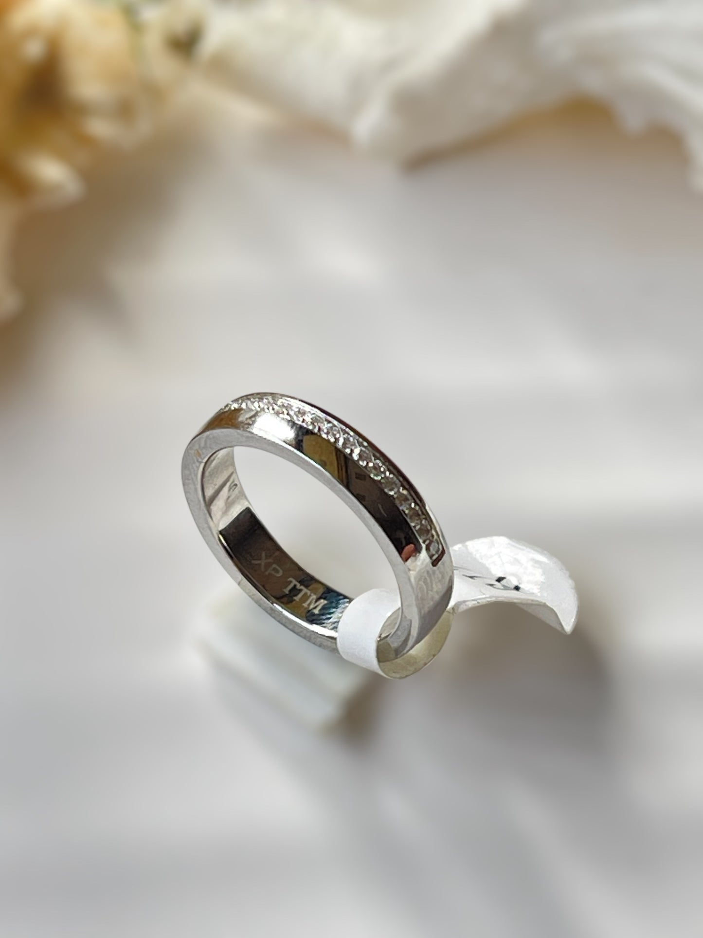Silver Halo Ring