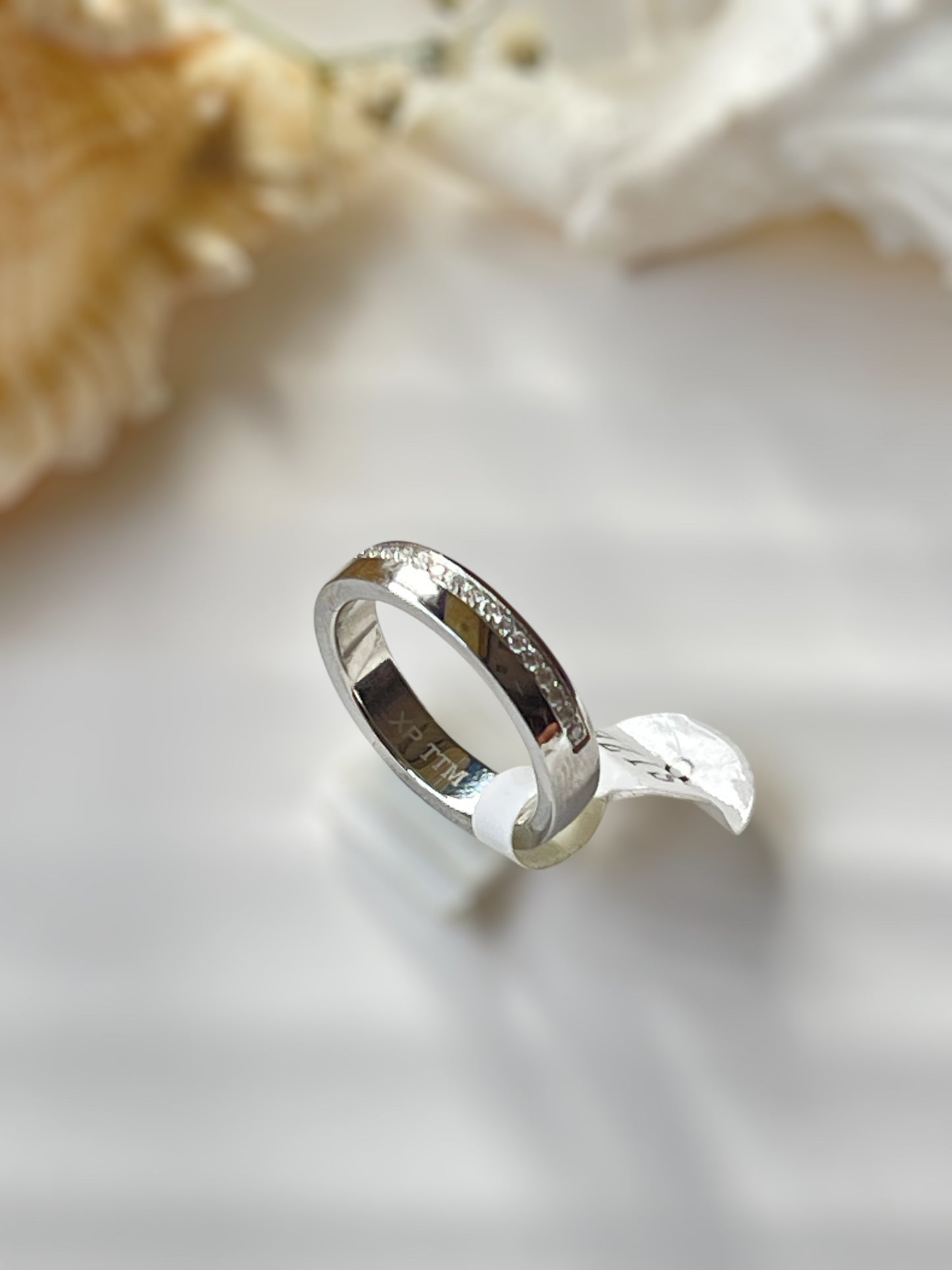 Silver Halo Ring