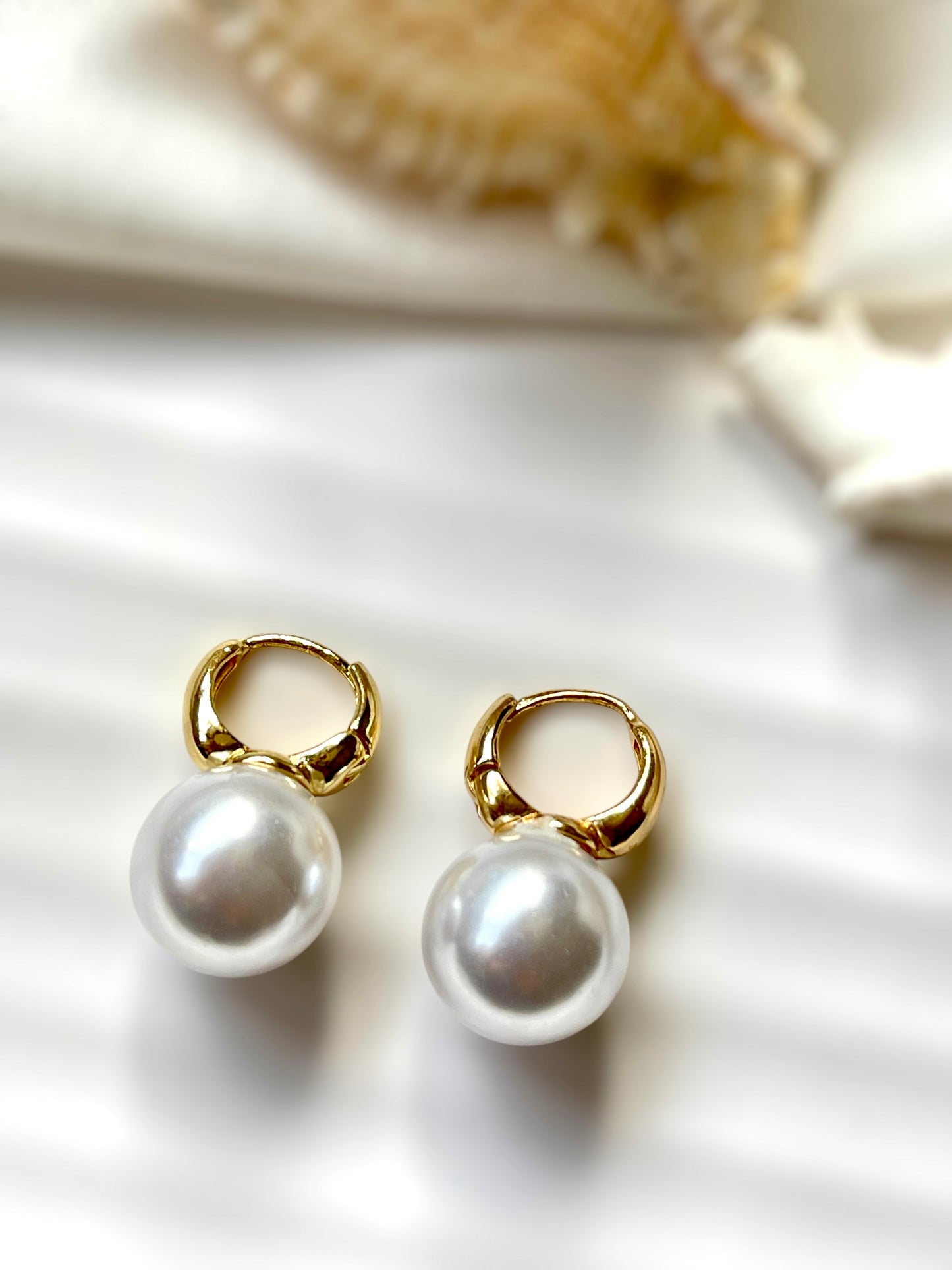 Oversized Pearl Earrings