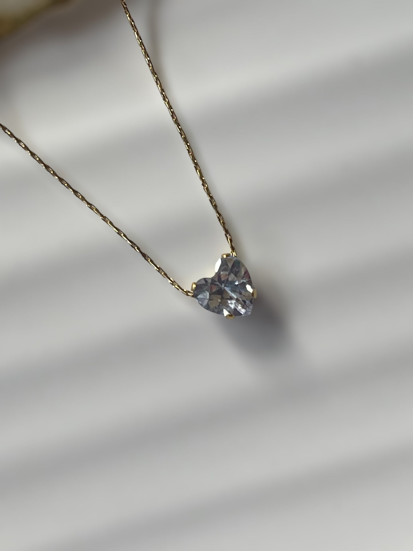 Heart Solitaire Necklace