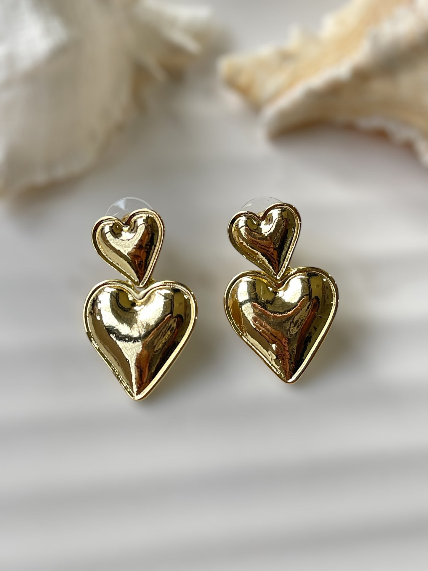 Dual Heart Earrings