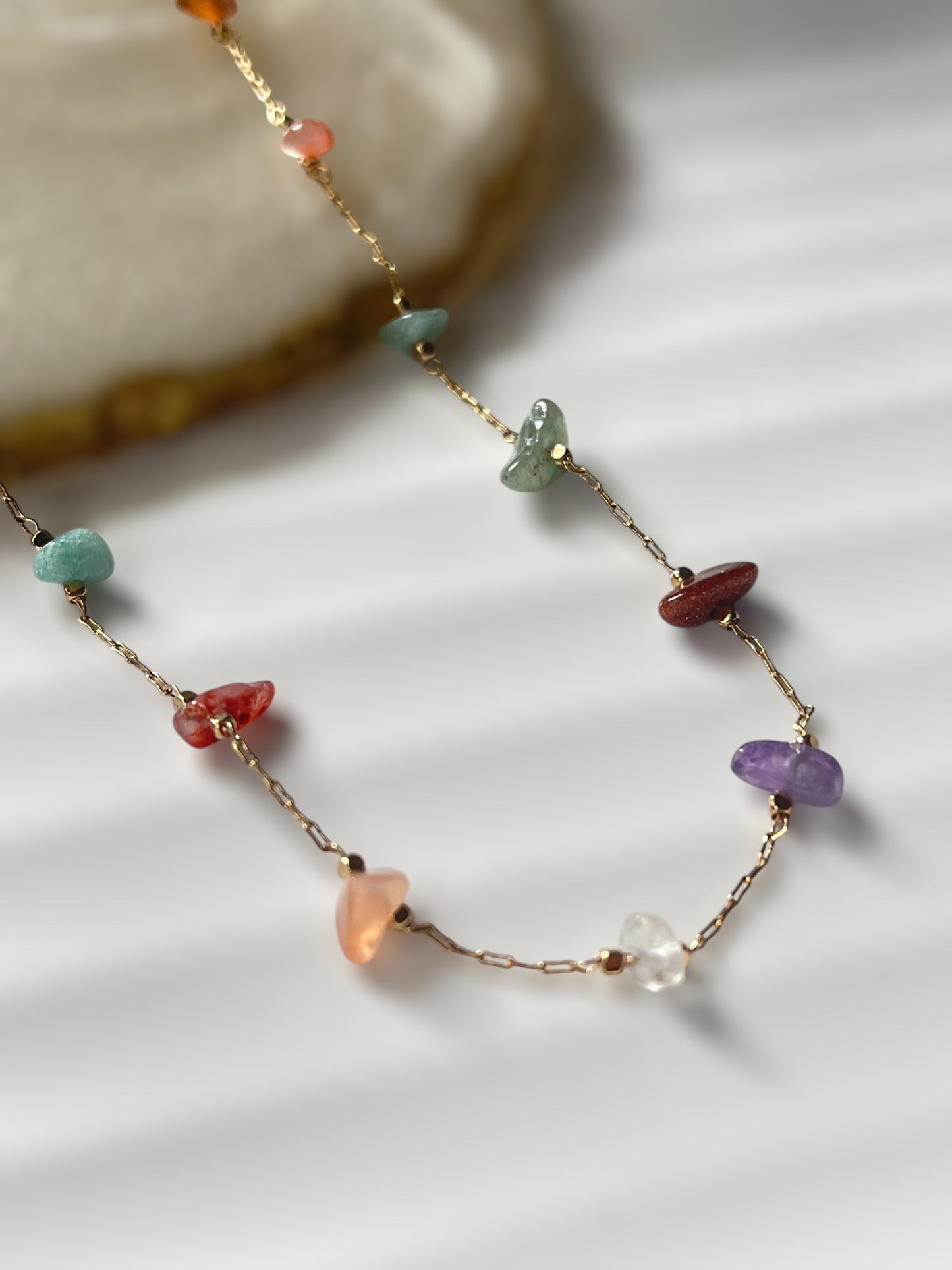 Raw Stone Necklace - 1