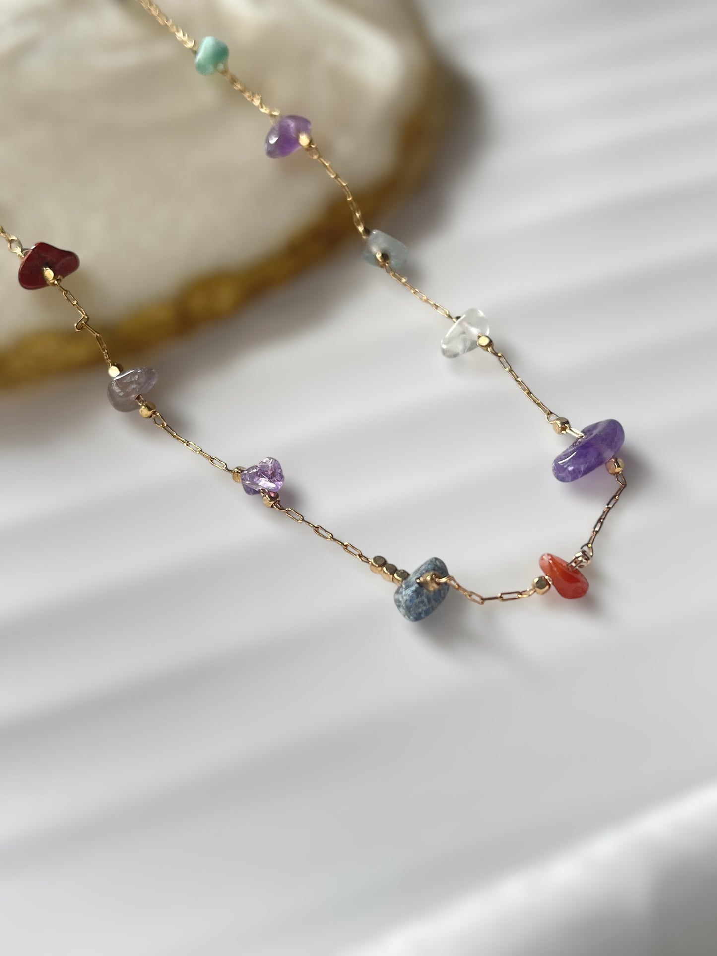 Raw Stone Necklace - 4