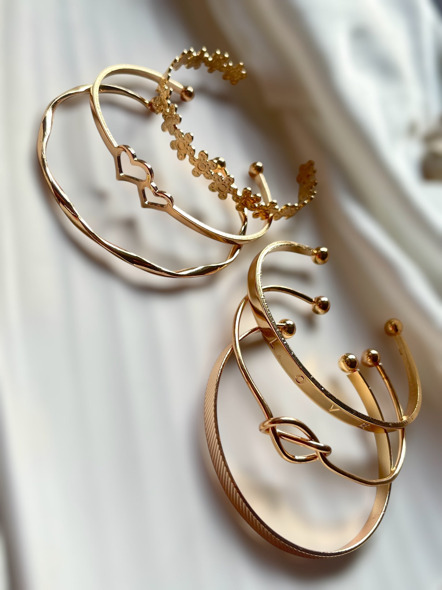 Bare Luxe Set of 6 Bracelets