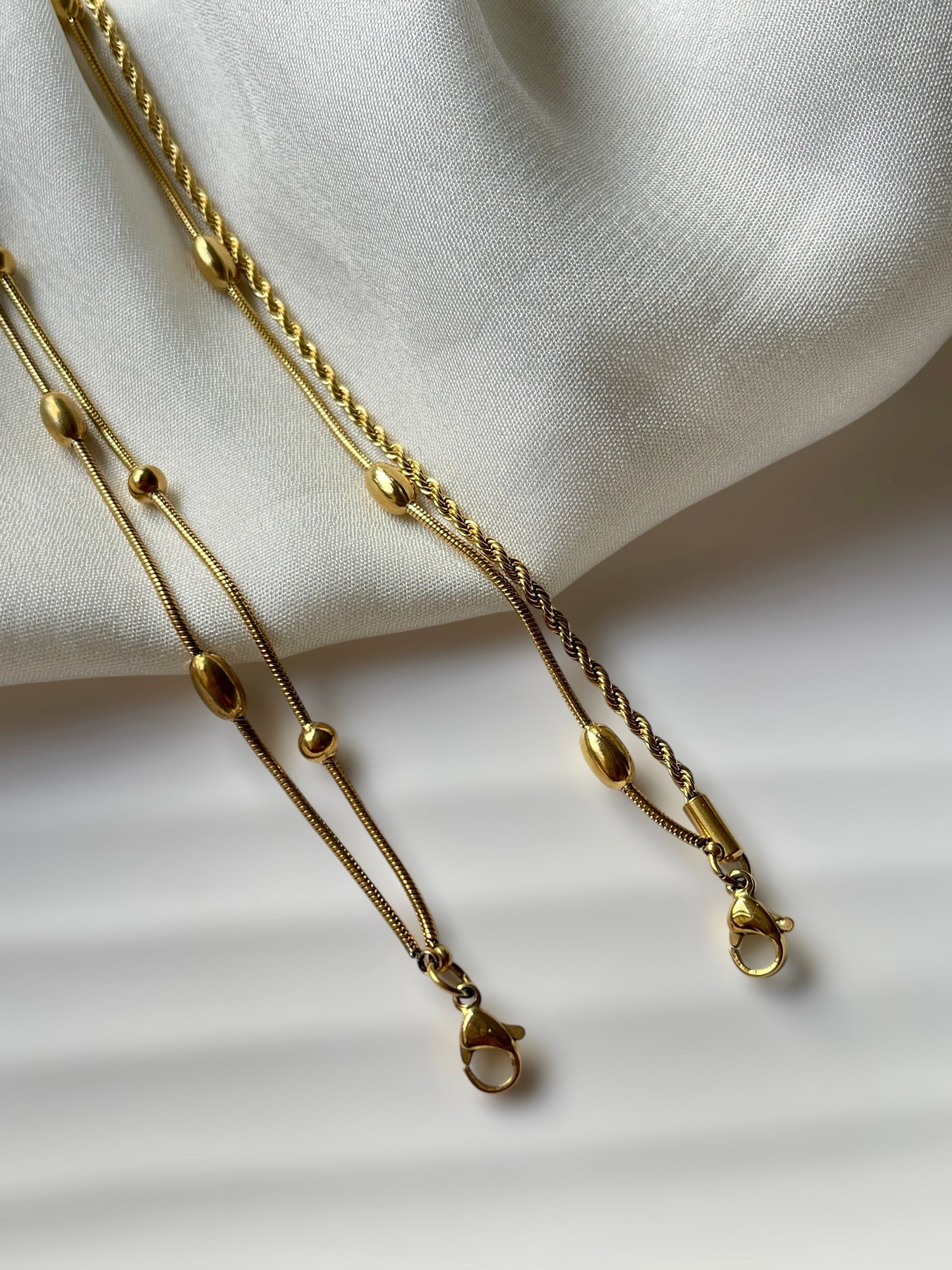 Fluerfeet Set of 2 Anklets