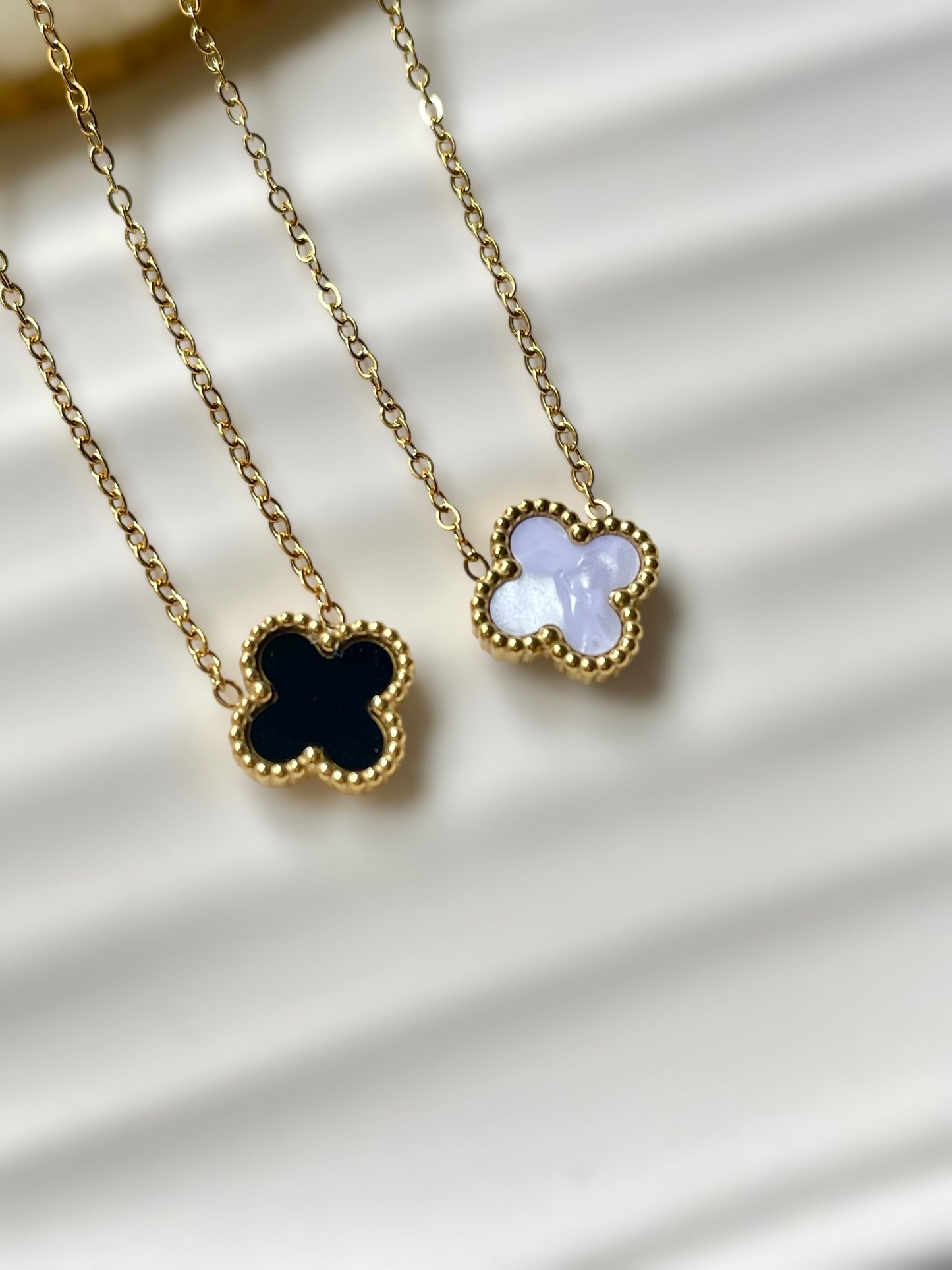 Reversible Clover Necklace