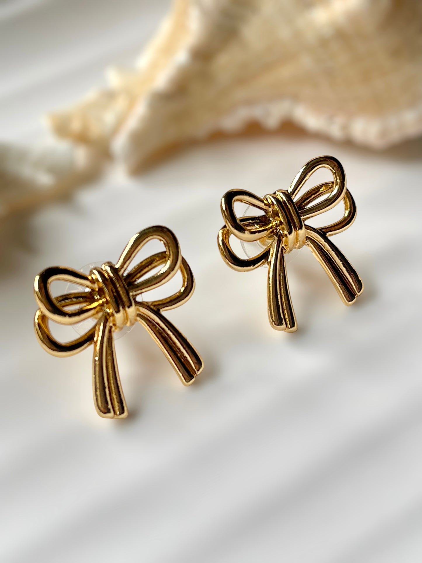 Dual Bow Earrings