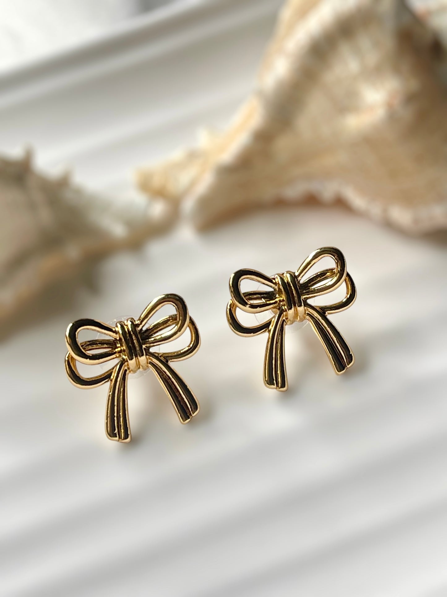 Dual Bow Earrings
