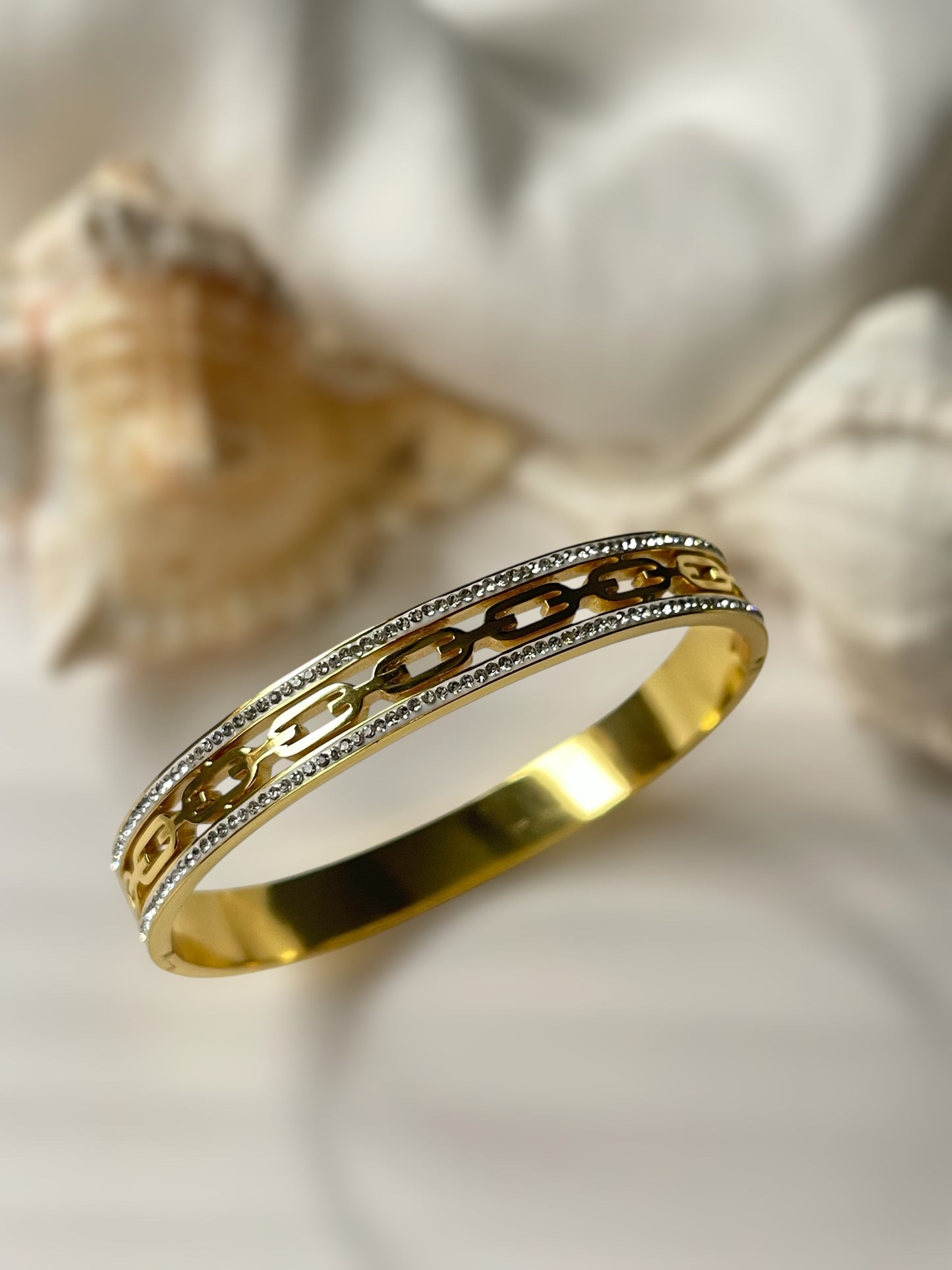 Sunstone Sweep Cuff Bracelet