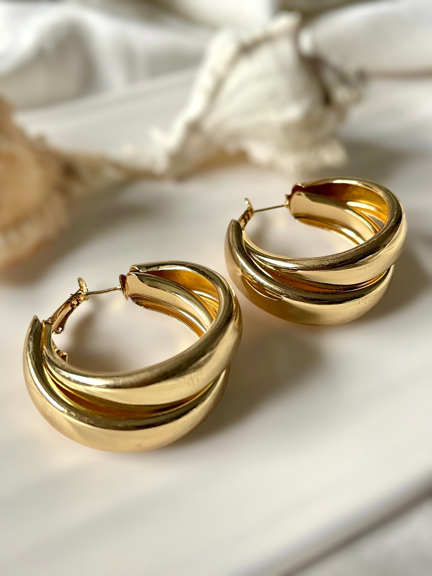 Oversized Layered Earrings