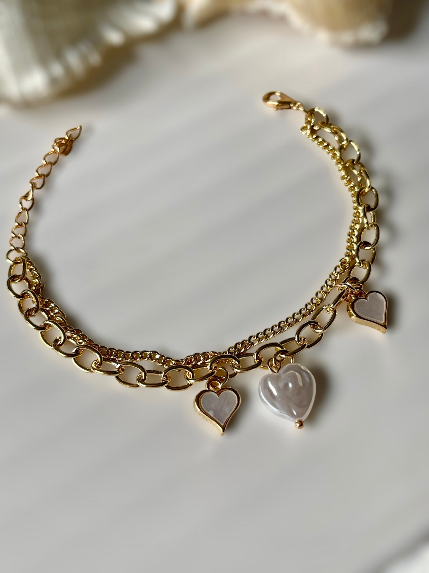 Heart Link Bracelet