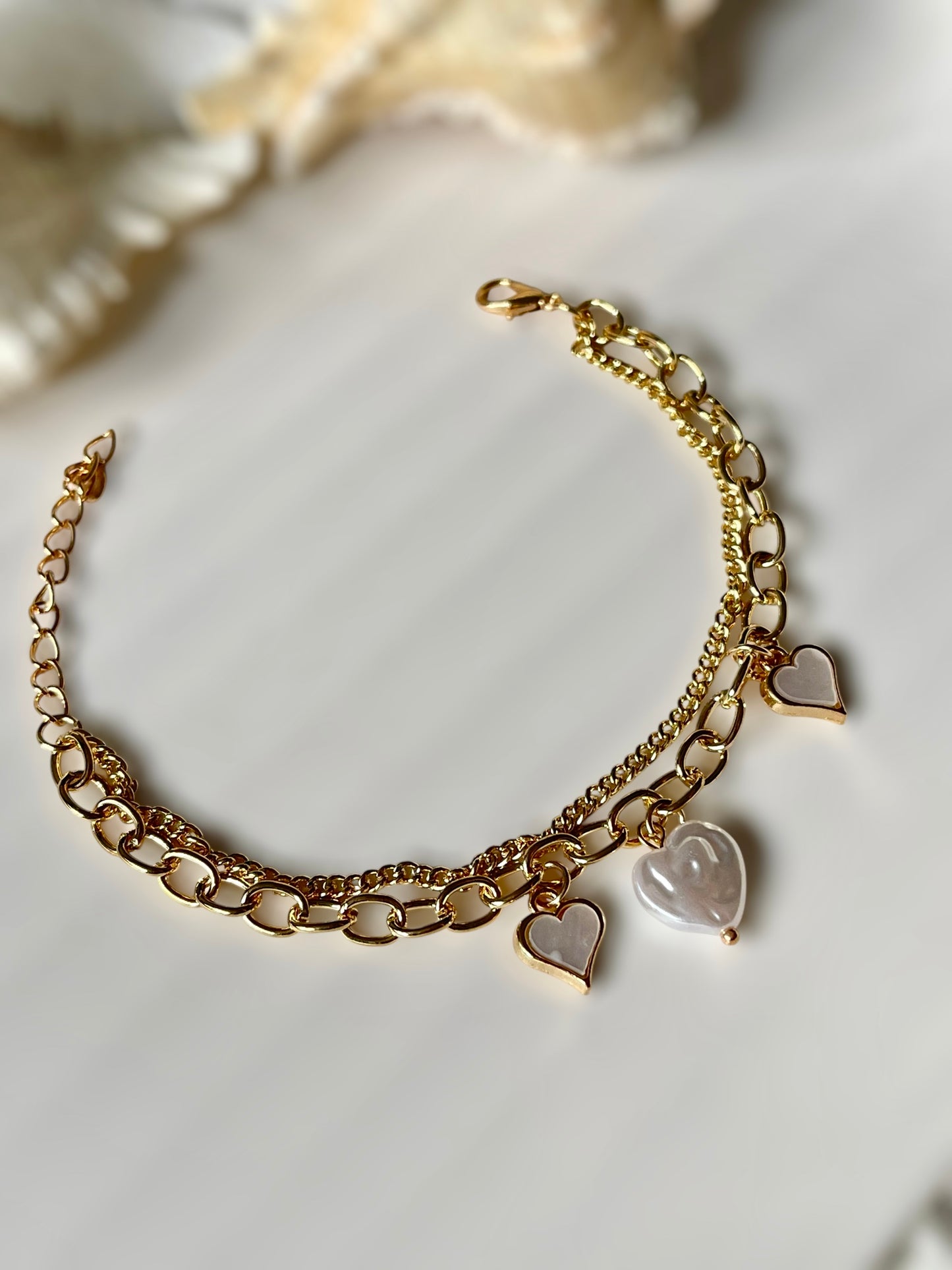 Heart Link Bracelet