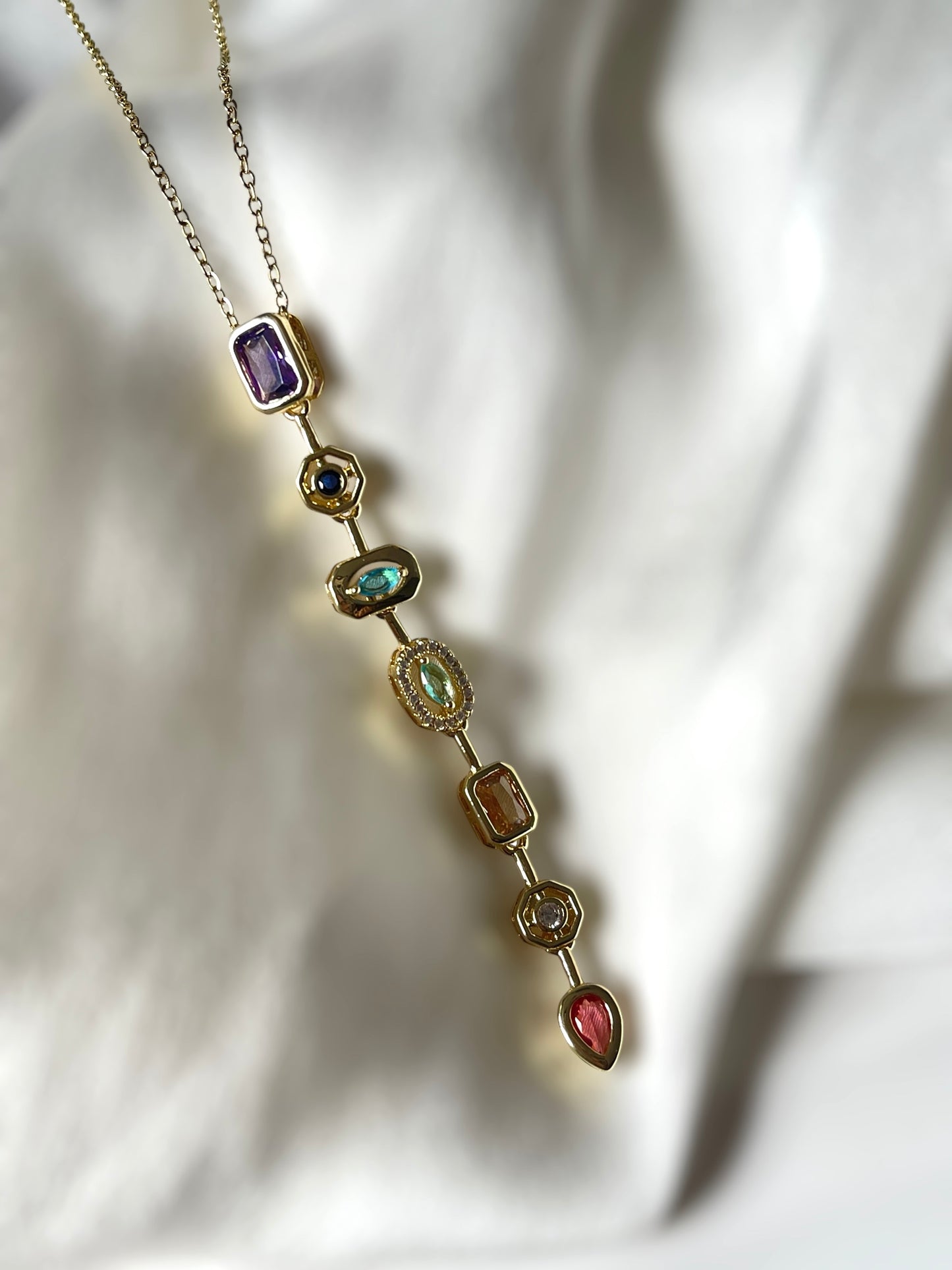 Aquamarine Whisper Necklace
