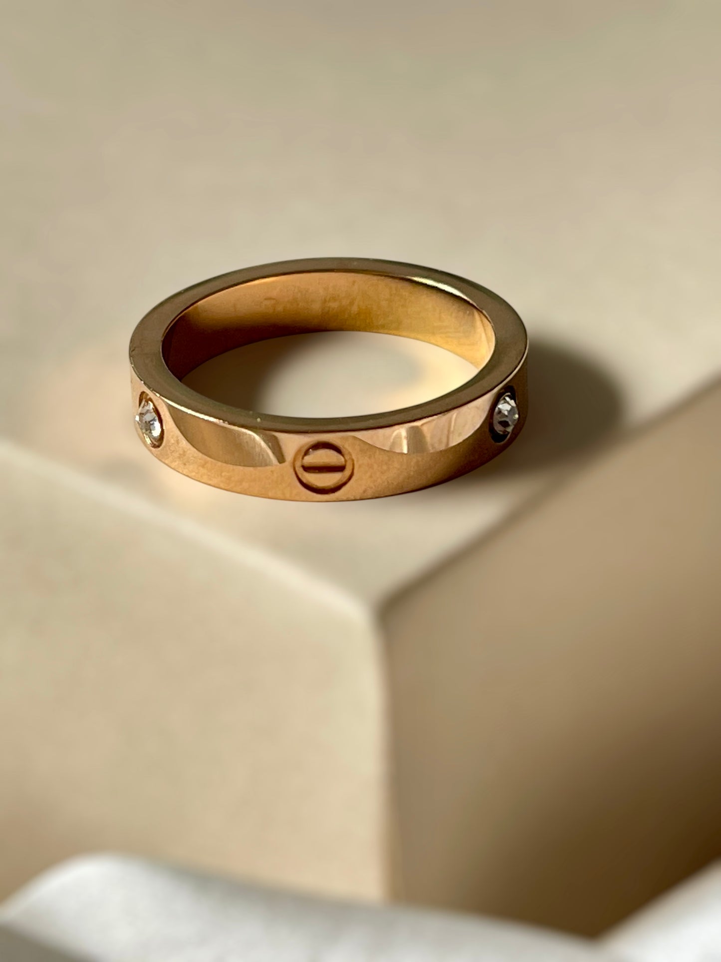 Cinnamon Swirl Ring (Rose Gold)