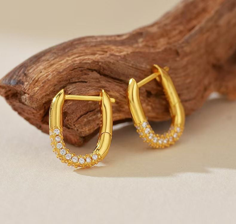 Skyline staple earrings