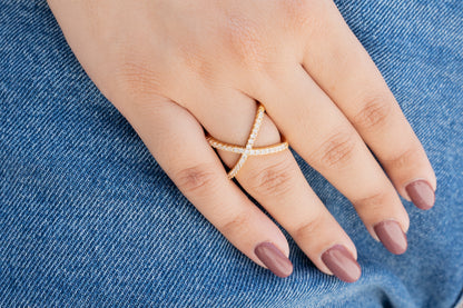 Criss Cross Ring
