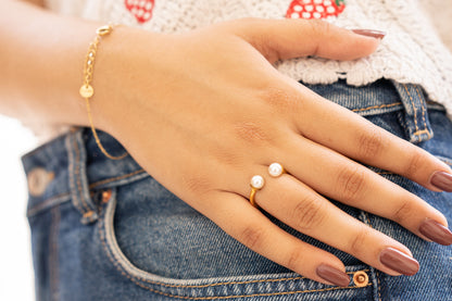 Rhythm Pearl Ring