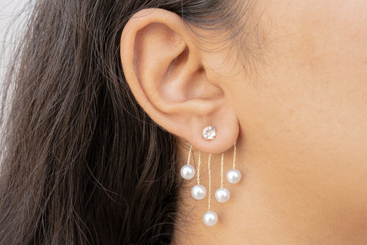 Pearl Dangling Earrings