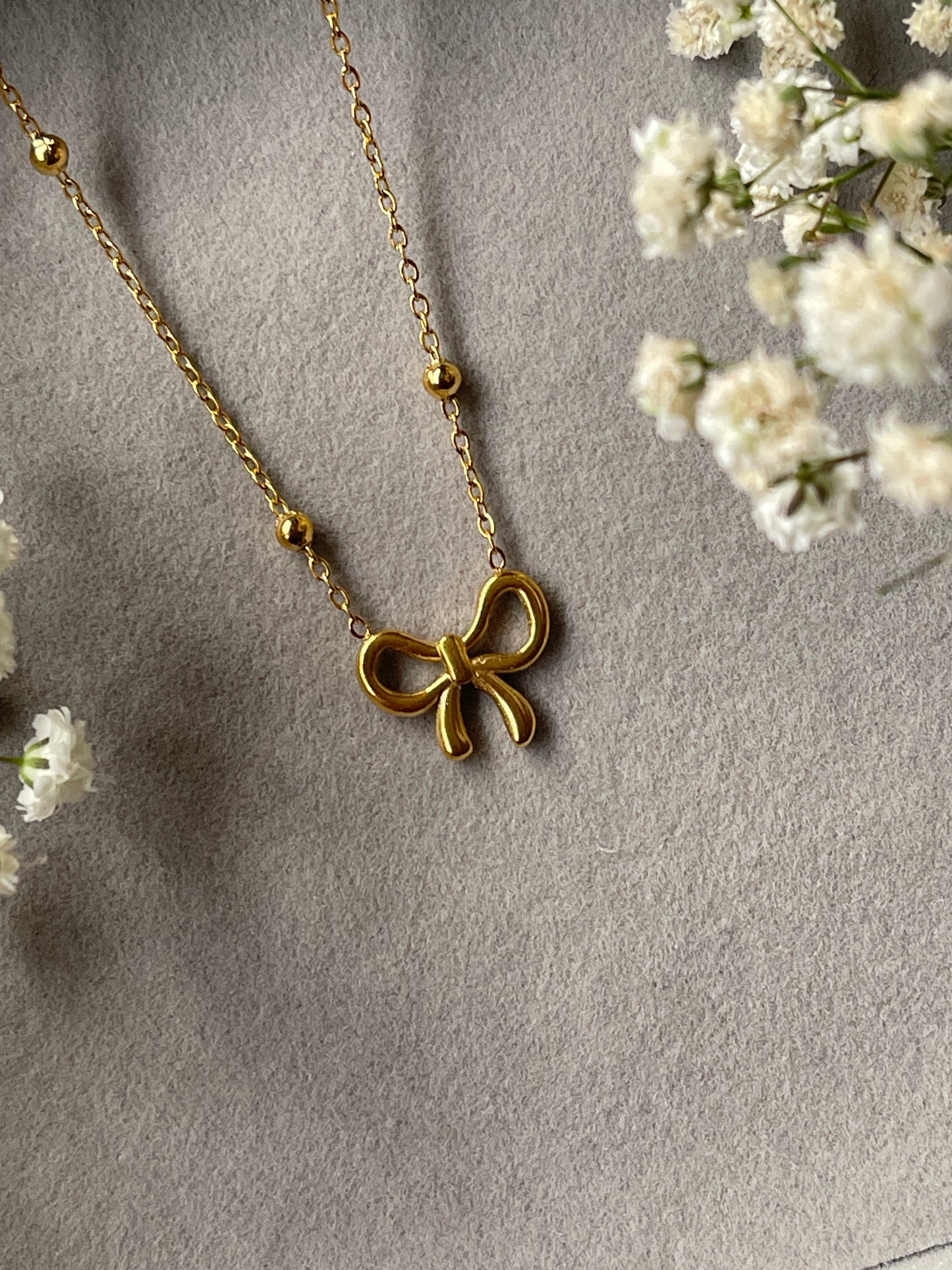 Petite Bow Necklace