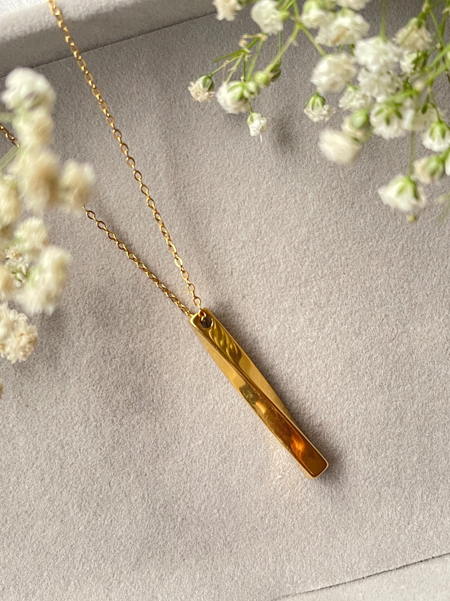 Golden Bar Necklace