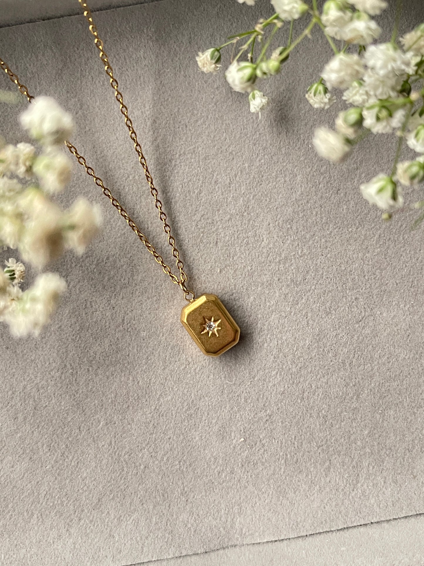 Stellar Square Necklace