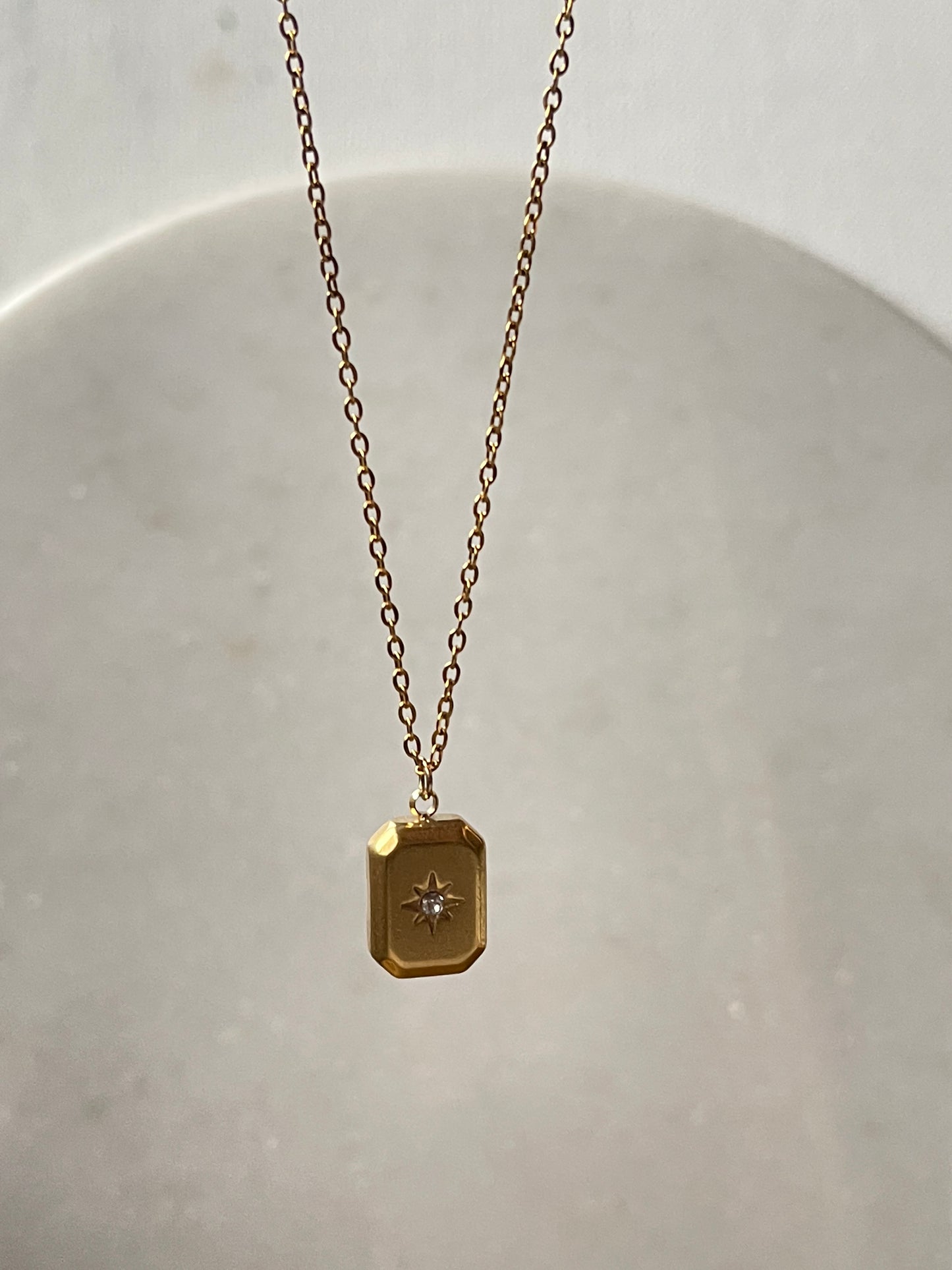 Stellar Square Necklace