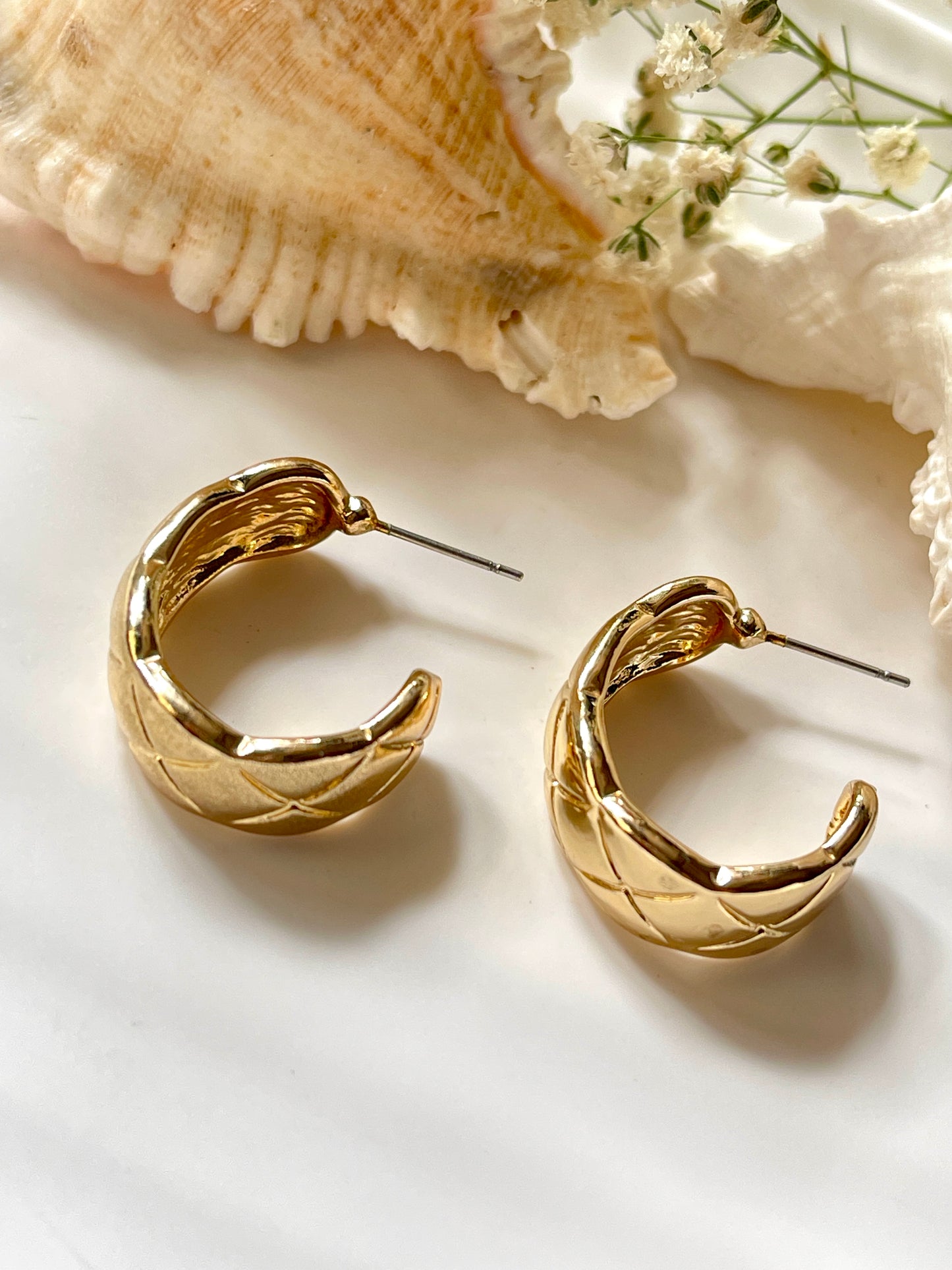 Chunky Hoop Earrings