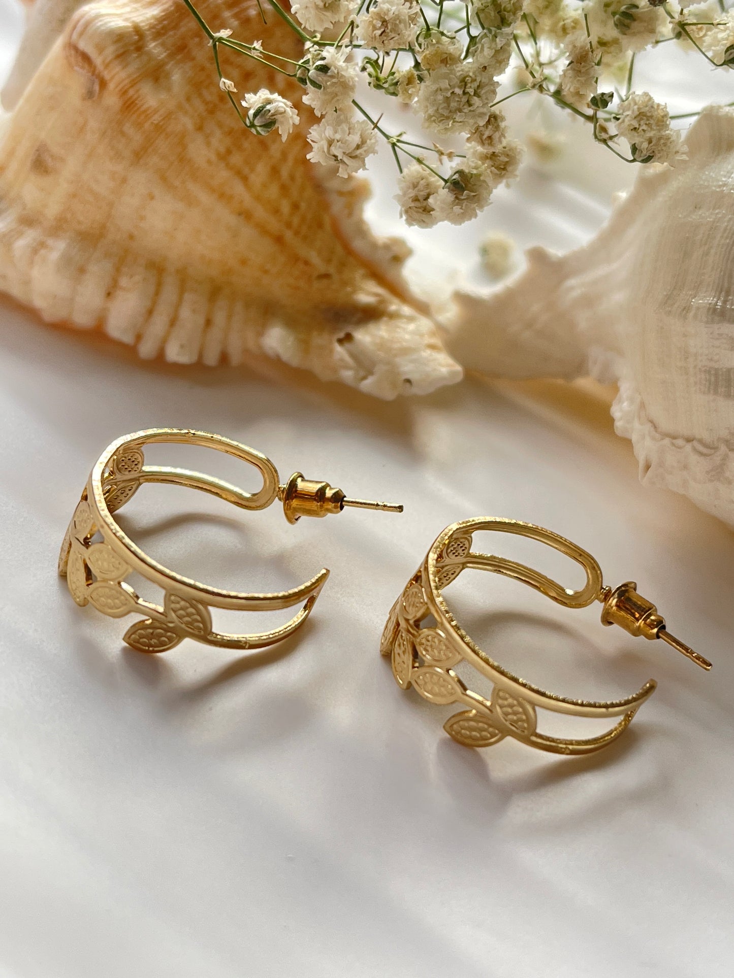 Leaf Hoops