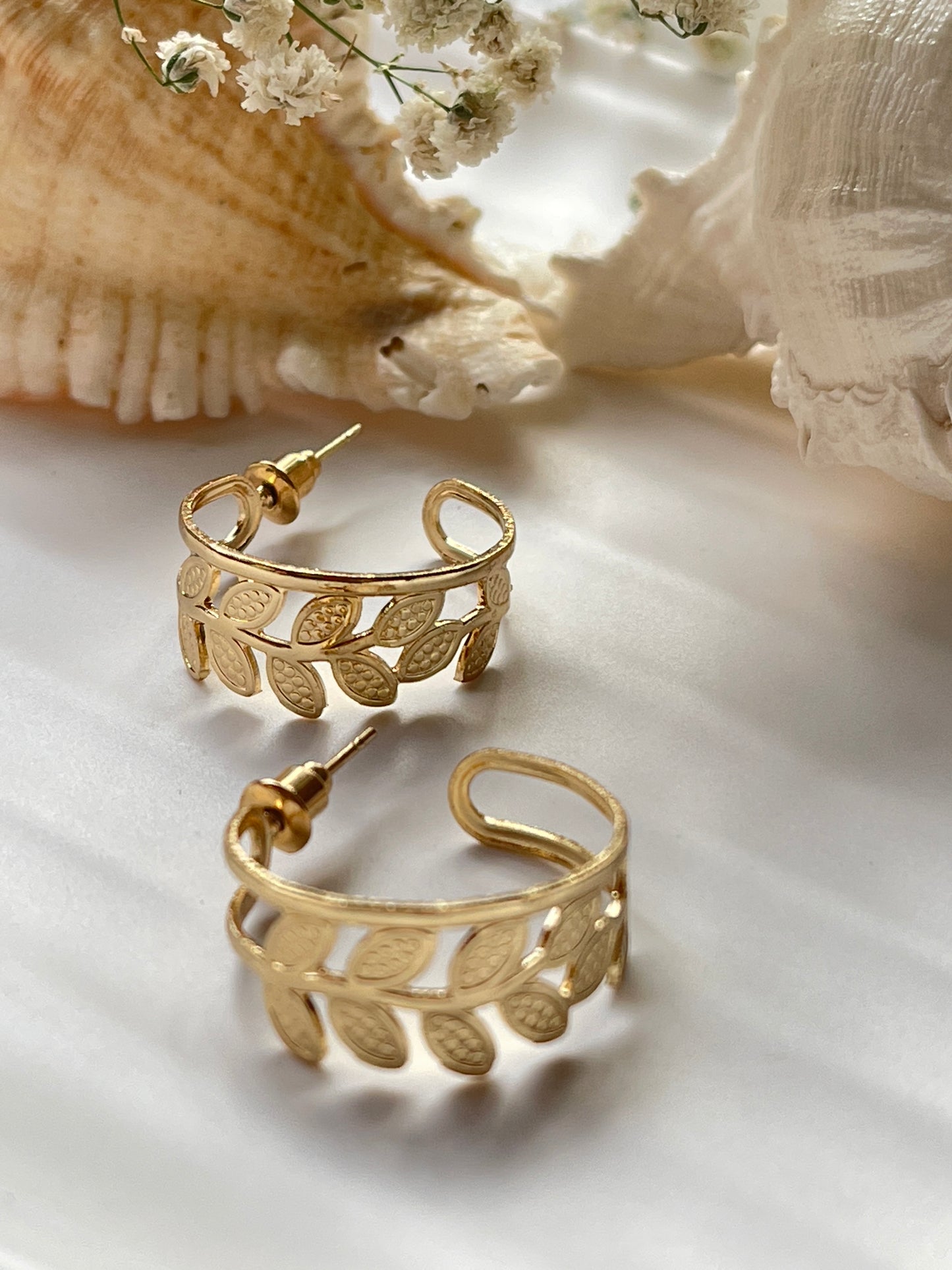 Leaf Hoops