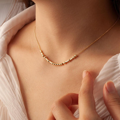 Morse Code Necklace