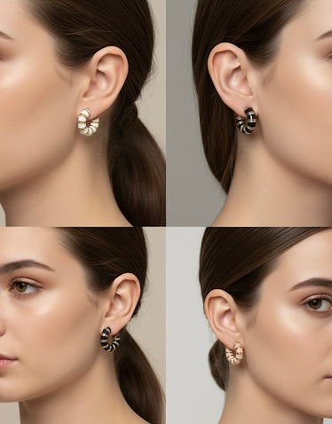 Glided Petals Earrings