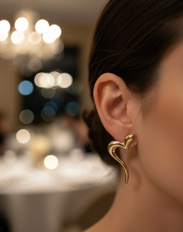 Halo Heart Earrings