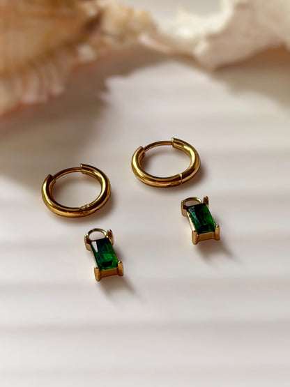 Detachable sparkle earrings