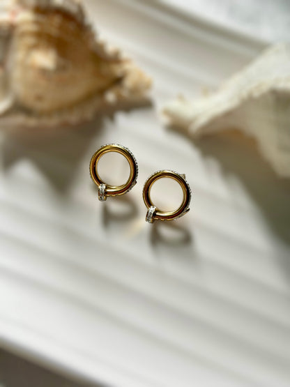Helix Pave Earrings