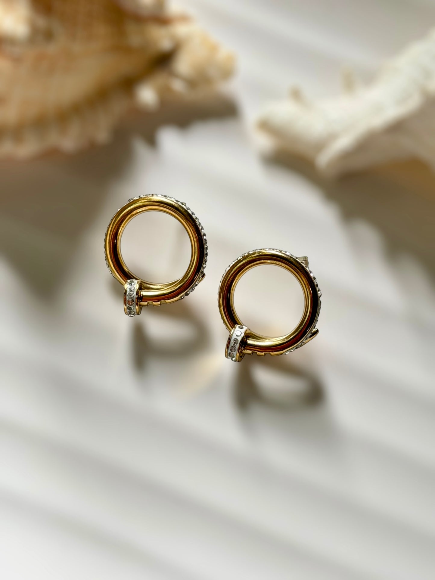 Helix Pave Earrings