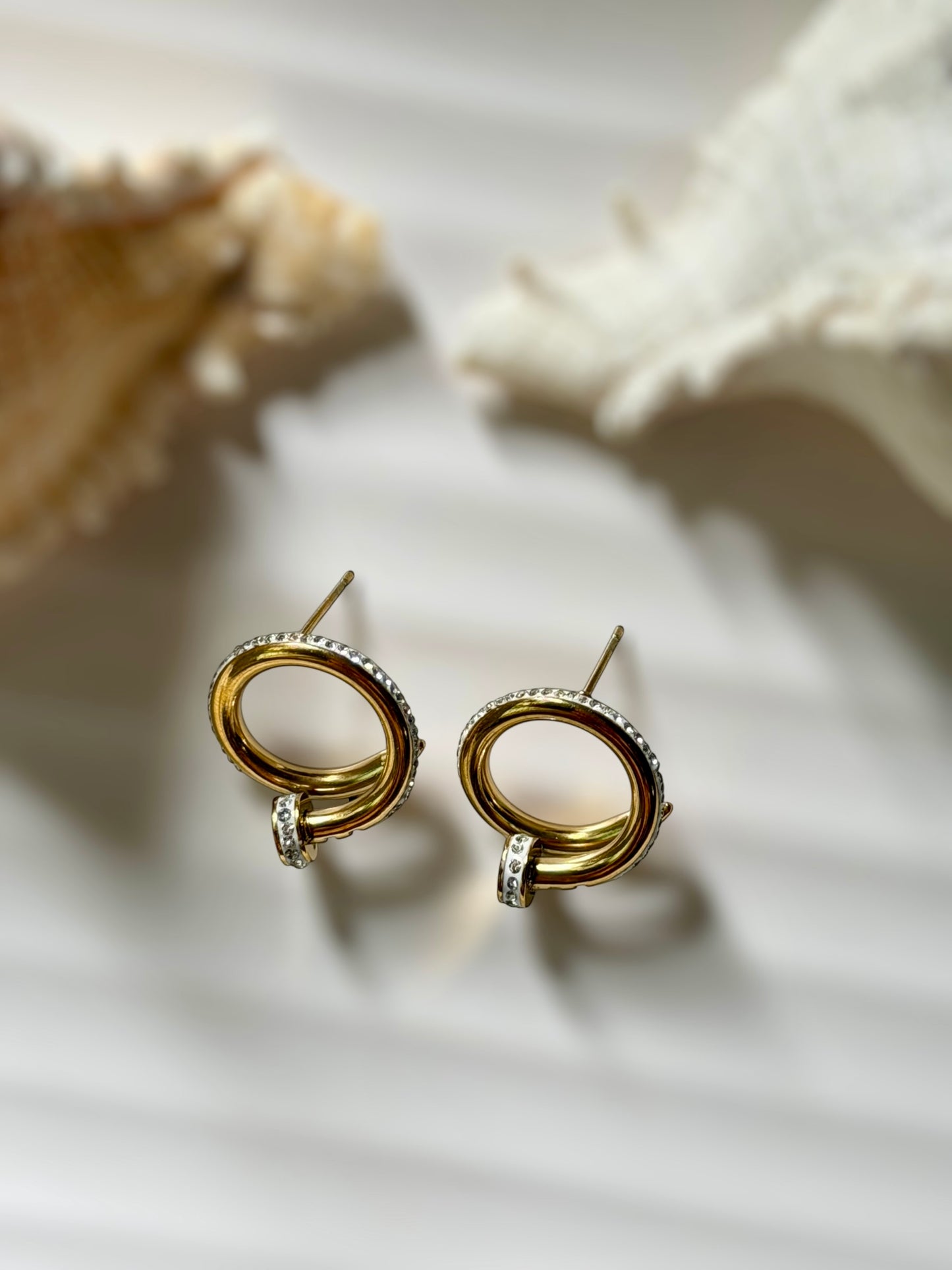 Helix Pave Earrings