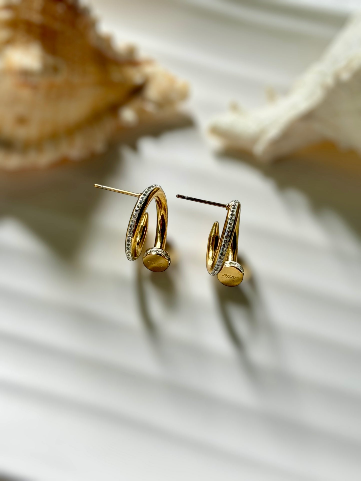 Helix Pave Earrings