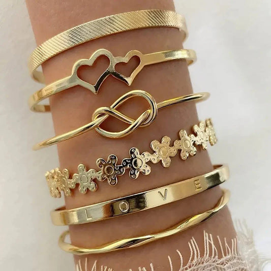 Bare Luxe Set of 6 Bracelets