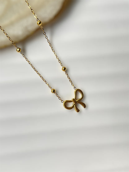 Petite Bow Necklace