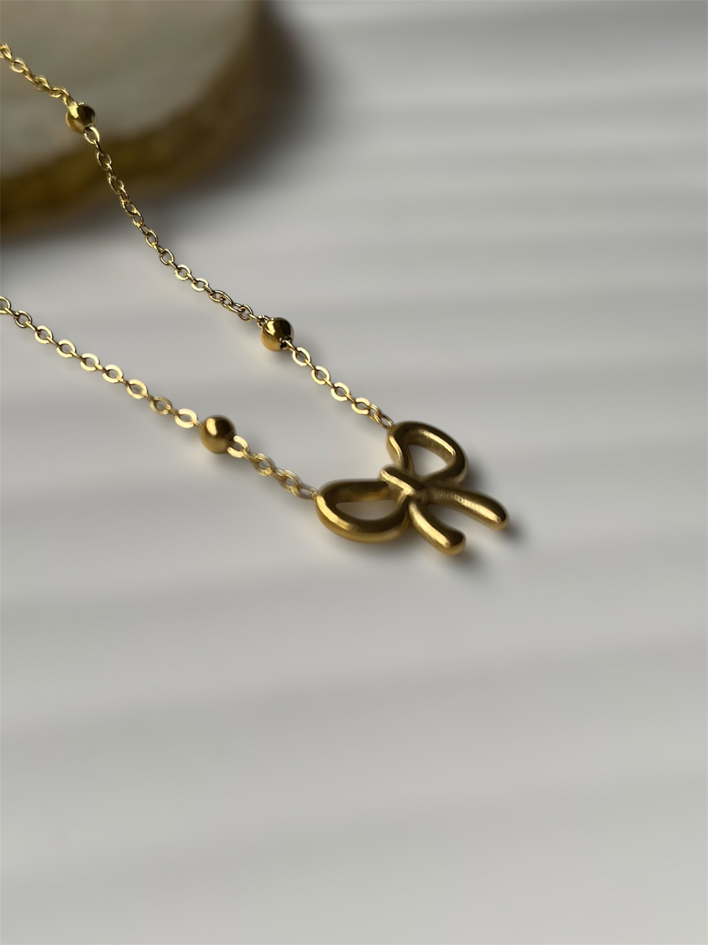 Petite Bow Necklace