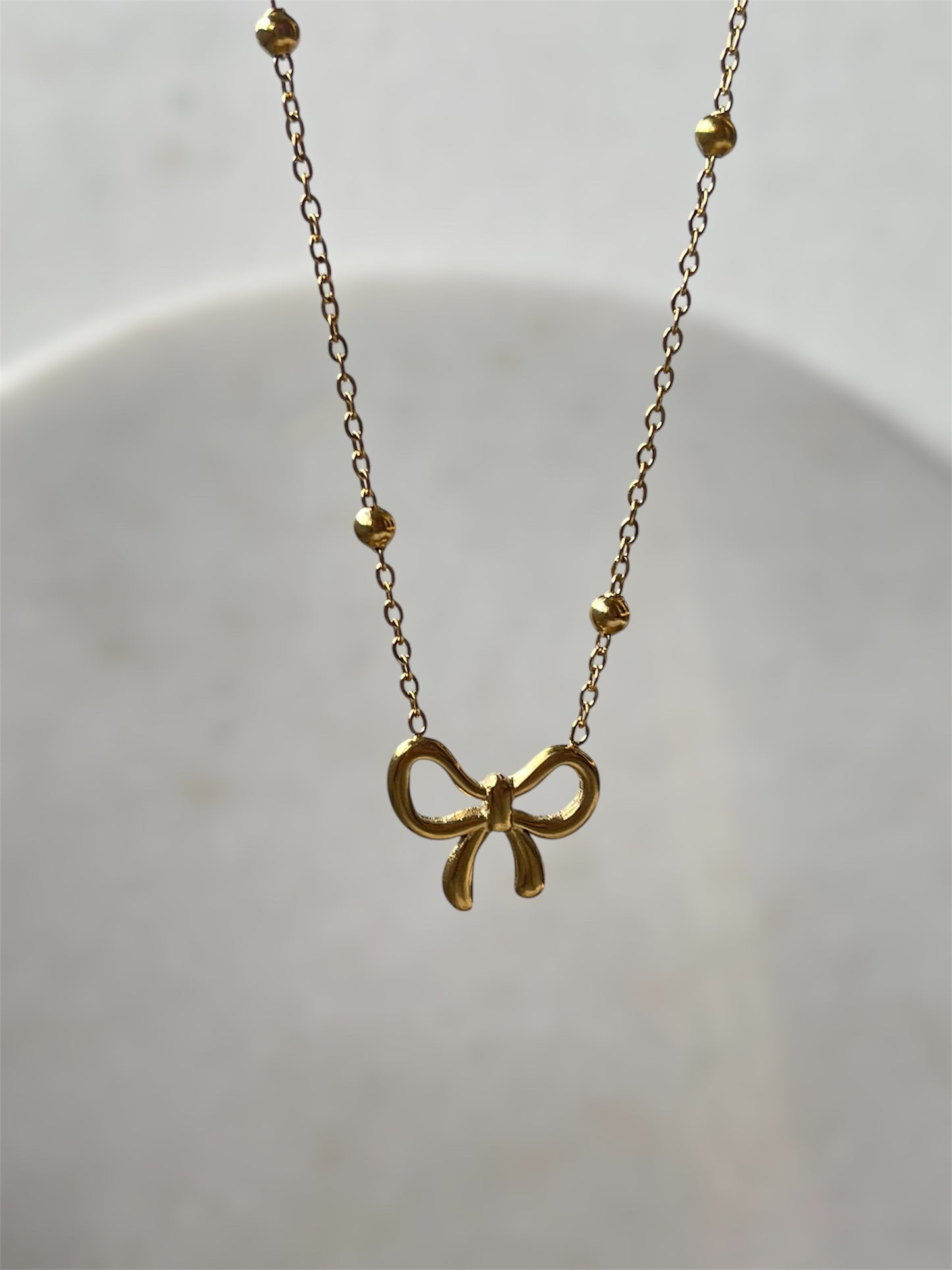 Petite Bow Necklace
