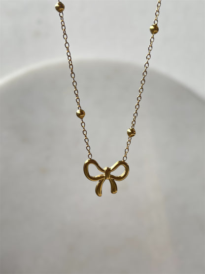 Petite Bow Necklace